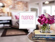 Tablet Screenshot of nuance-home.com